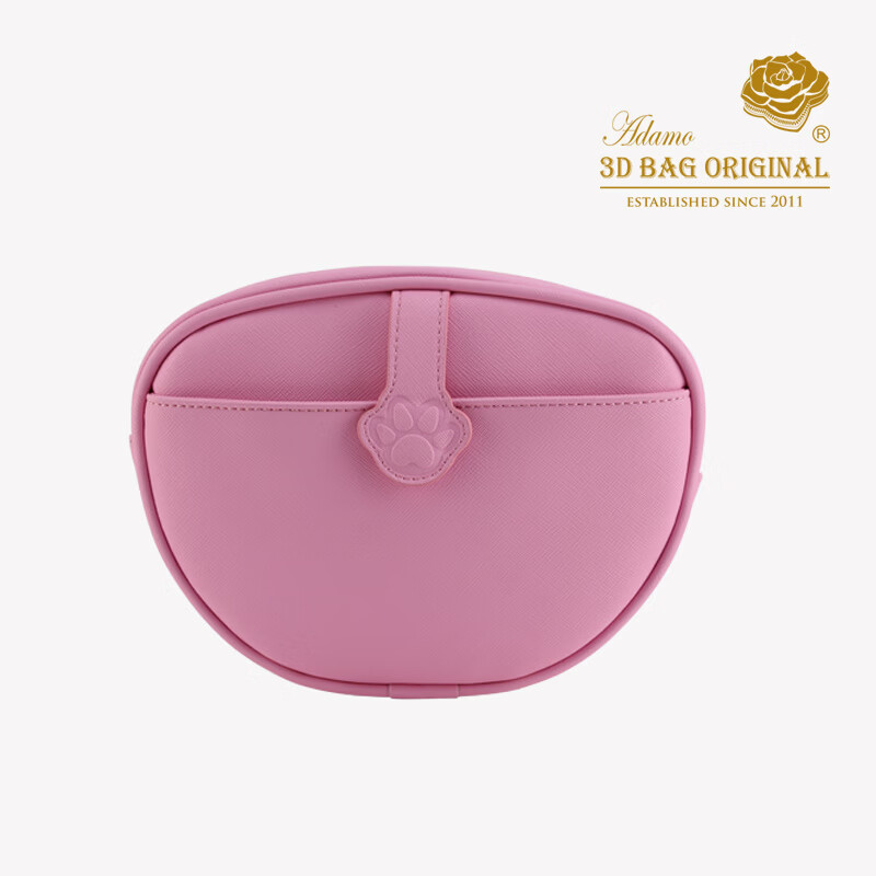 ADAMO蝴蝶熊单肩包3D立体包女生时尚创意斜挎包迷你小包包 深蓝色