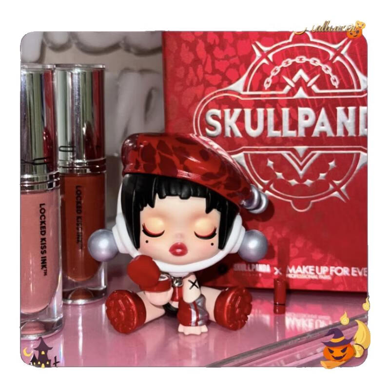 泡泡MA RT SKULLPANDA吊卡SP系列潮流玩偶公仔搪胶毛绒手办 吊卡-金属之星
