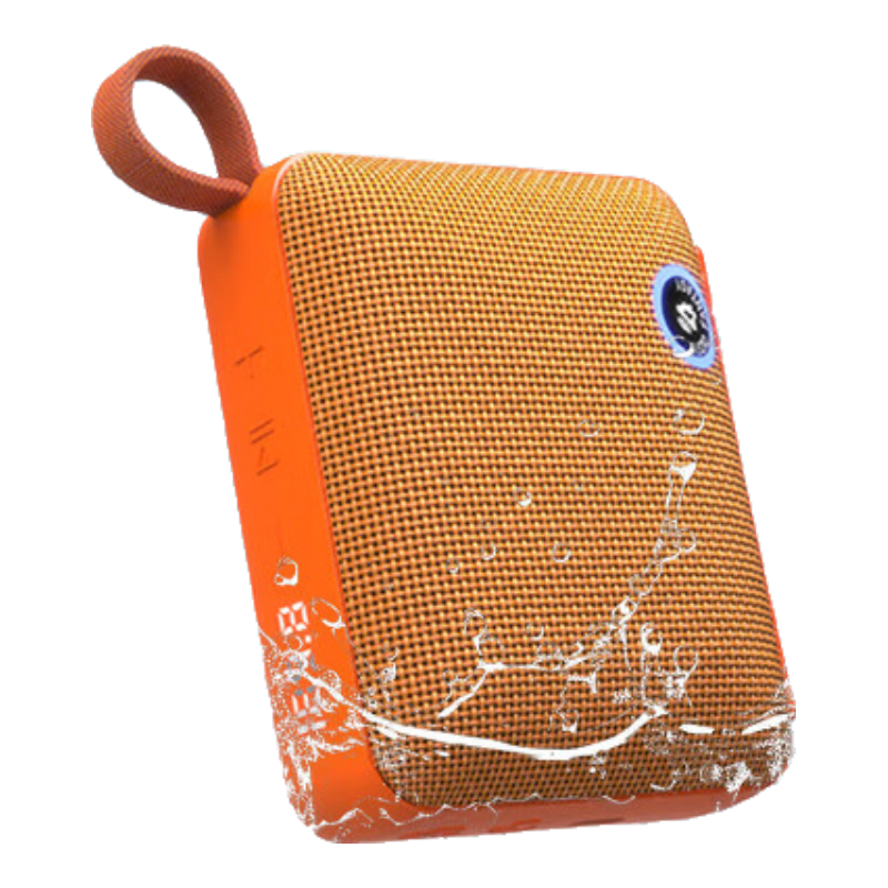 AUDIO FANTASY旗舰款BP26蓝牙音箱 | IP68防尘防水+蓝牙5.3芯片 | FM收音+智能LED屏显 BP26橙色（呼吸灯）