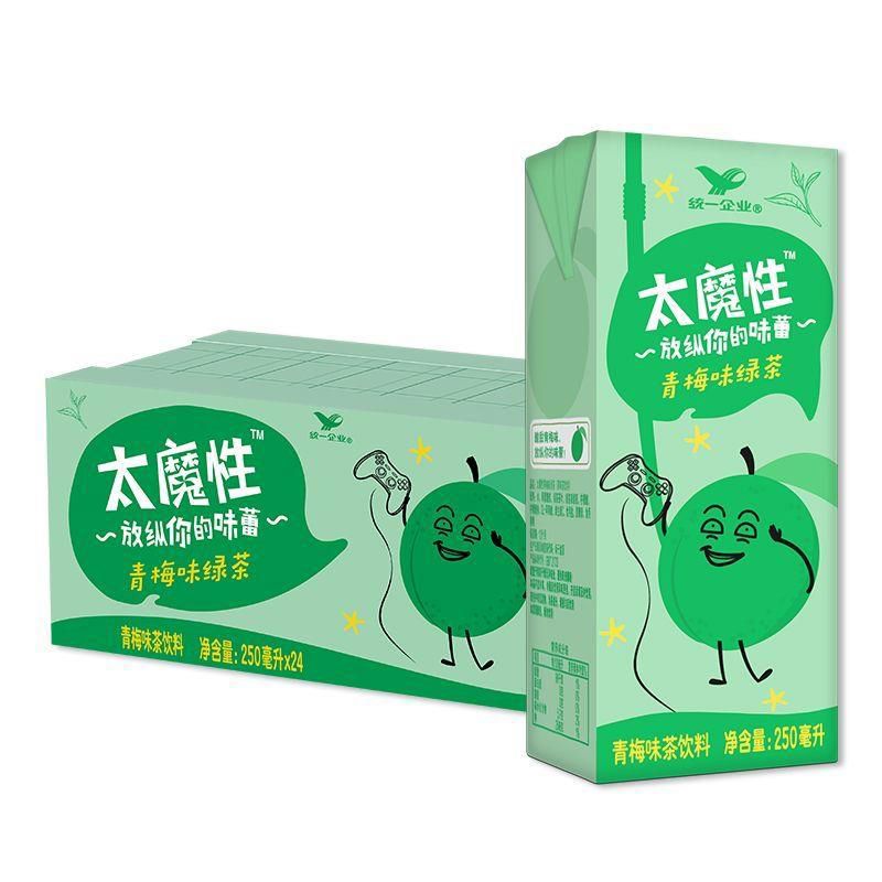无疆妙品统一太魔性饮料250ml24盒整箱柠檬红茶茉莉花茶阳光甜橙年货