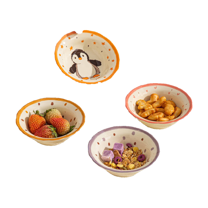 �������޿�ͨ�մ�պ�ϵ�����С�˵��ӵ��ϵ�ζ��С���ͯ��ʳ�� 4.5Ӣ��Բ����-4����װ