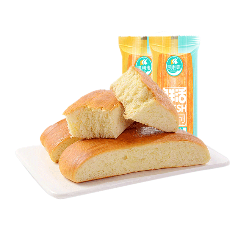 手撕老面包早餐代餐蛋糕点心整箱量贩休闲零食 【老面包30个】含箱约800g