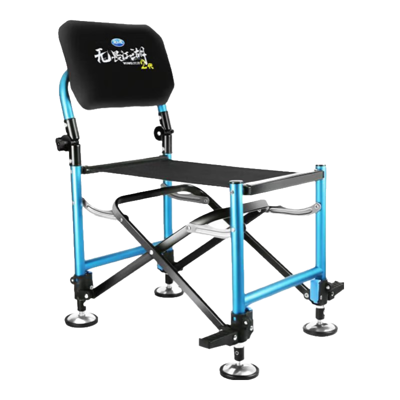 龍王恨釣椅X5系列騎士折疊釣魚椅四腳升降帶靠背鋁合金全地形戶外椅子 無畏江湖2代釣椅+背包+餌盤架+魚護架+炮臺架