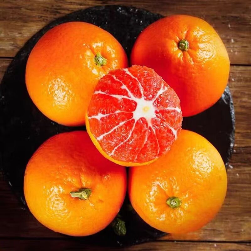 丑禾中华红橙血橙新鲜橙子秭归柑橘甜桔子手剥橙时令生鲜【多仓发货】 中华红血橙【酸甜汁多更多人选择】 8.5斤严选【单果150g起】