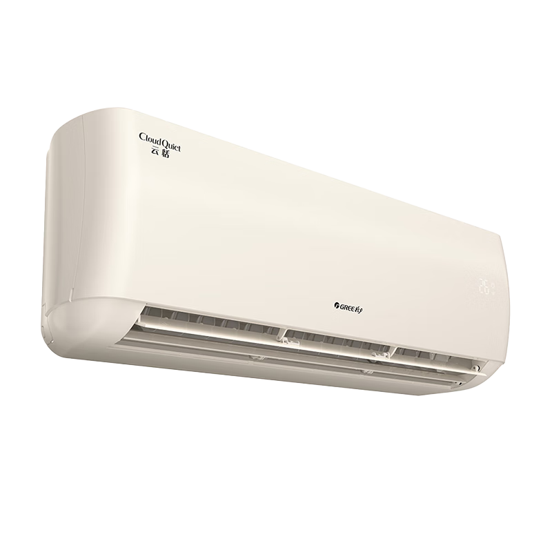 格力 KFR-26GW/NhAf1BG 新一级能效变频冷暖 大1匹 珊瑚玉色 壁挂式空调
