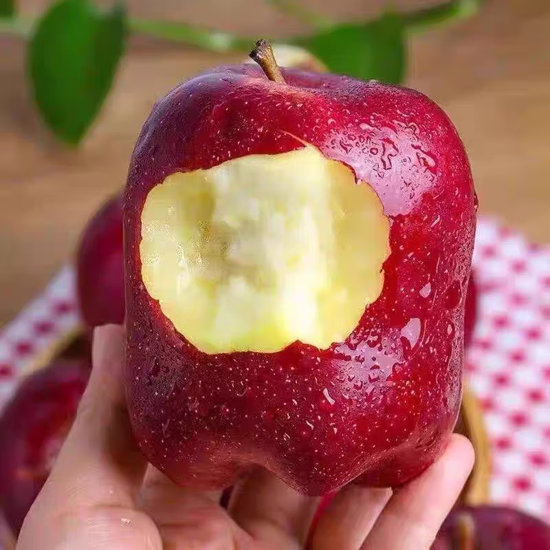 序鲜途甘肃天水花牛苹果京东生鲜新鲜水果蛇苹果礼盒 【净重5斤】大果8-9颗(单果260g+)