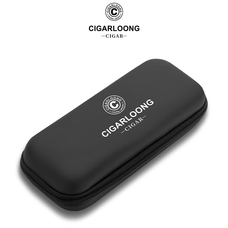 茄龙（CIGARLOONG）雪茄便携盒雪茄保湿盒随行烟斗包便携式雪茄包雪茄工具收纳袋 装a款 6支