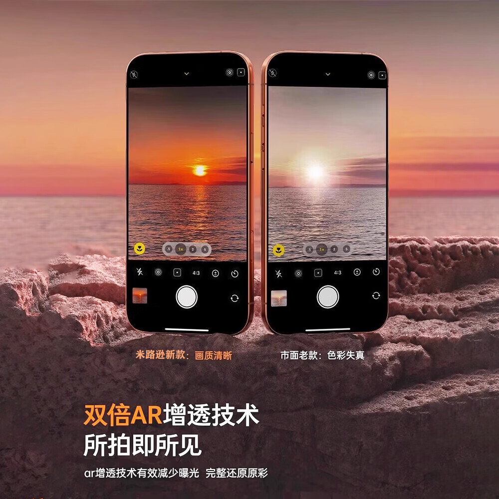 米路逊【现货现发】适用iPhone17Promax镜头膜苹果17Pro手机摄像头膜16p 【透明三套装】一体全覆盖丨拍照不炫光丨超清极透 苹果17