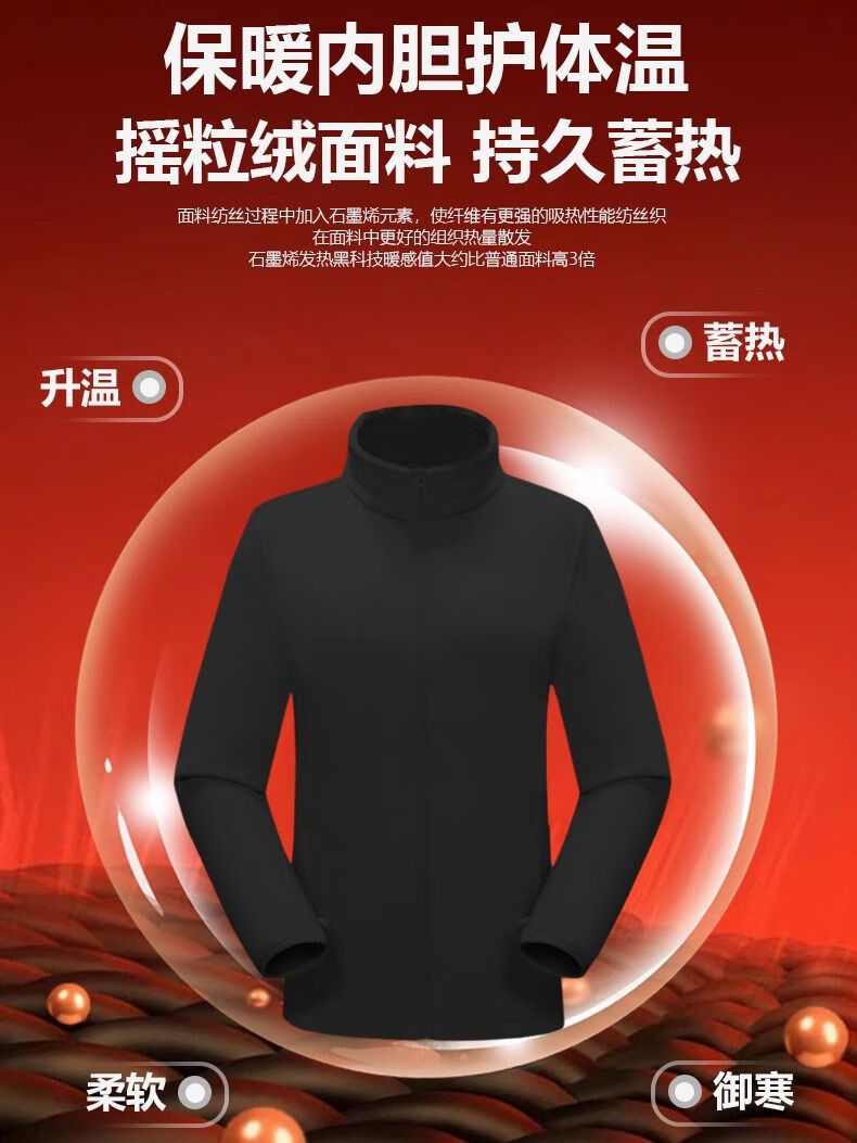 宰搂白藤紫冲锋衣女2025新款三合一小个子山系硬壳登山服户外防风外套 26188灰湛蓝男女三合一可拆卸 5XL