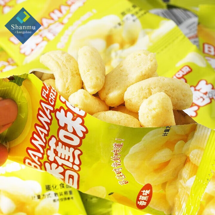 味酥薯片休闲解馋办公室零食膨化食品独立包装宿舍追剧 香蕉味酥*5包