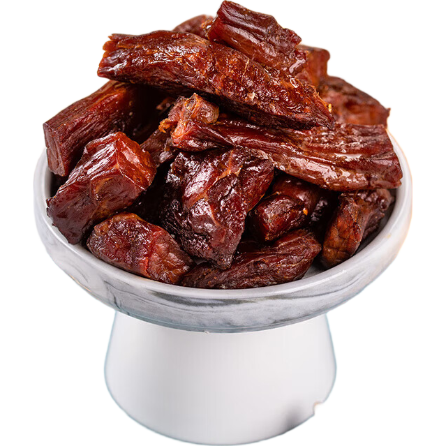一号牧场高蛋白牛肉干牛肉块 50g  稍软 肉干肉脯 休闲肉类零食 牛肉干50g