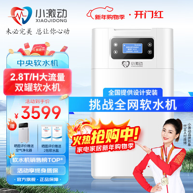 С����˫����ˮ������2.8T/H������С�ͳ���ʽ ȫ�Զ�����ȫ�ݾ�ˮ��ˮϵͳ��װ ����ˮ������ˮ���豸 ������ˮ��R300��2.8T/H�������� 3099Ԫ