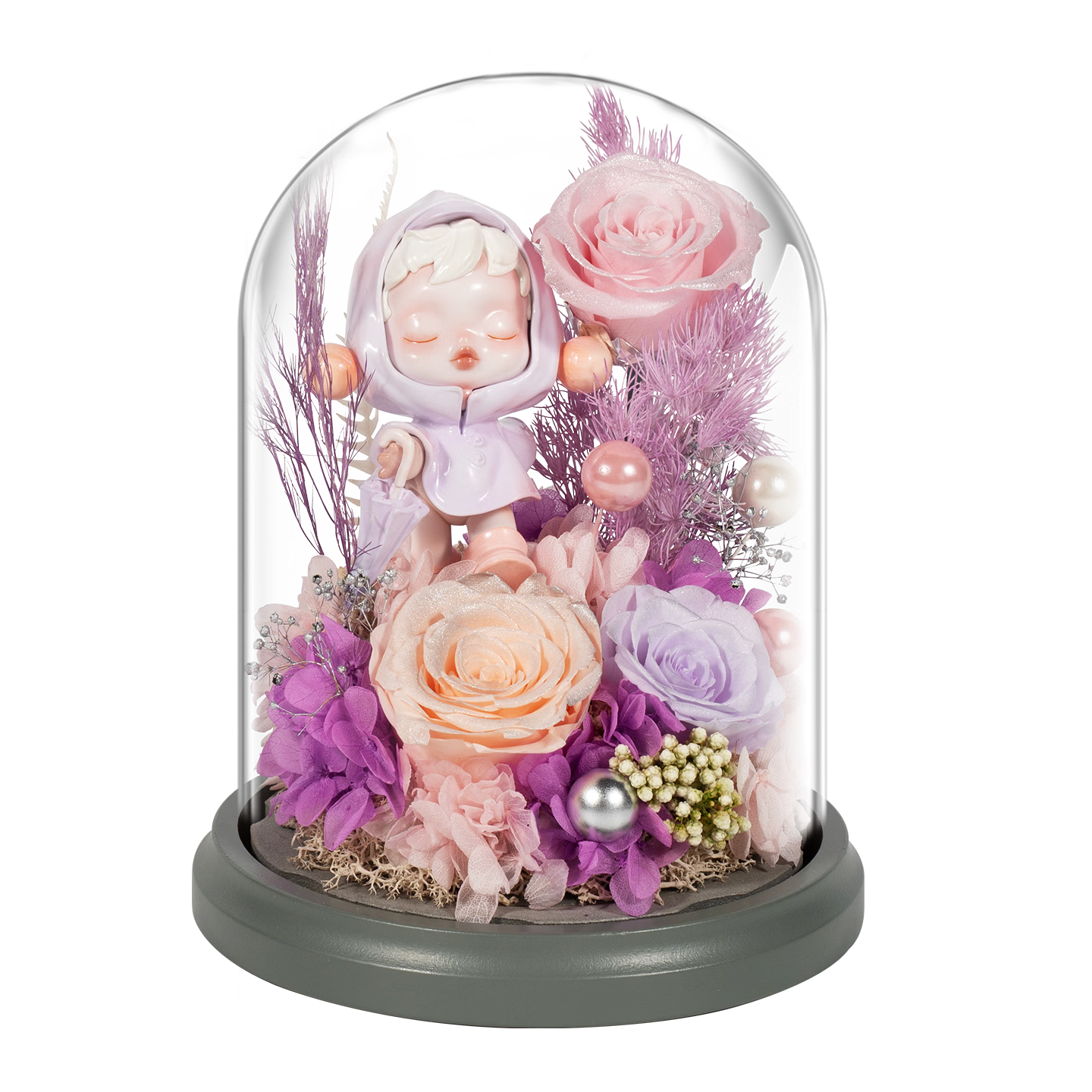 誓愛正版泡泡瑪特永生玫瑰花禮盒元旦跨新年生日禮物送女生朋友閨蜜