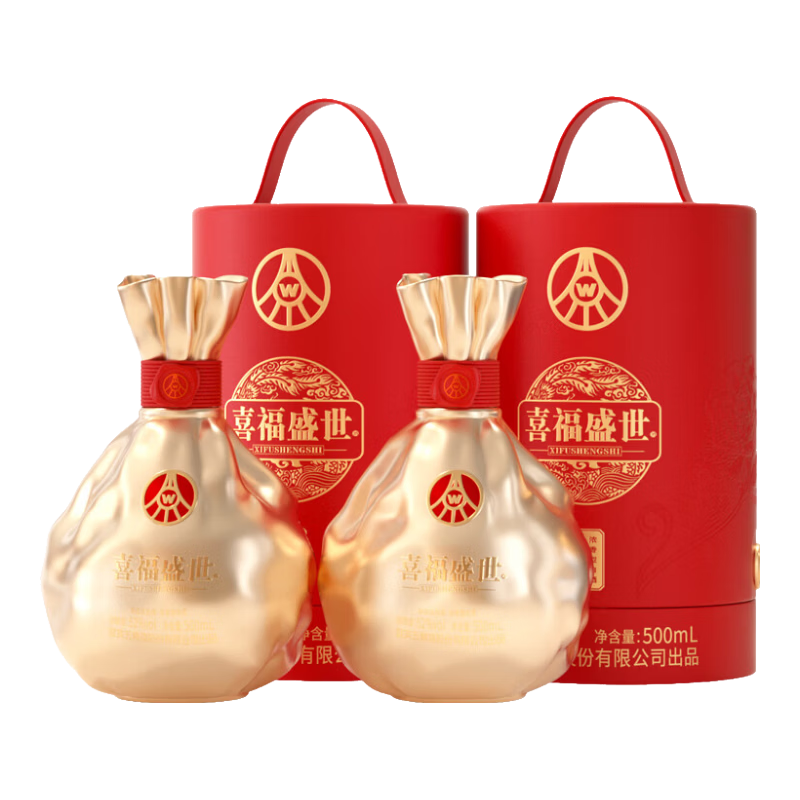 ����Һ�ɷ� ϲ��ʢ���۲ƽ��� Ũ�����ż��׾� 52��500mL*2ƿ ˫֧ 199Ԫ