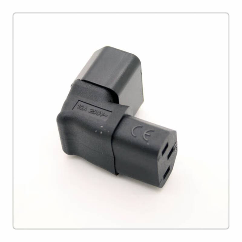 春程 服务器PDU/UPS APC电源转换插头IEC 320 C13转C14转接头 C13 双品字母头转换头 纯铜导体10A 250V 品字公母头转换头(C14转C13)