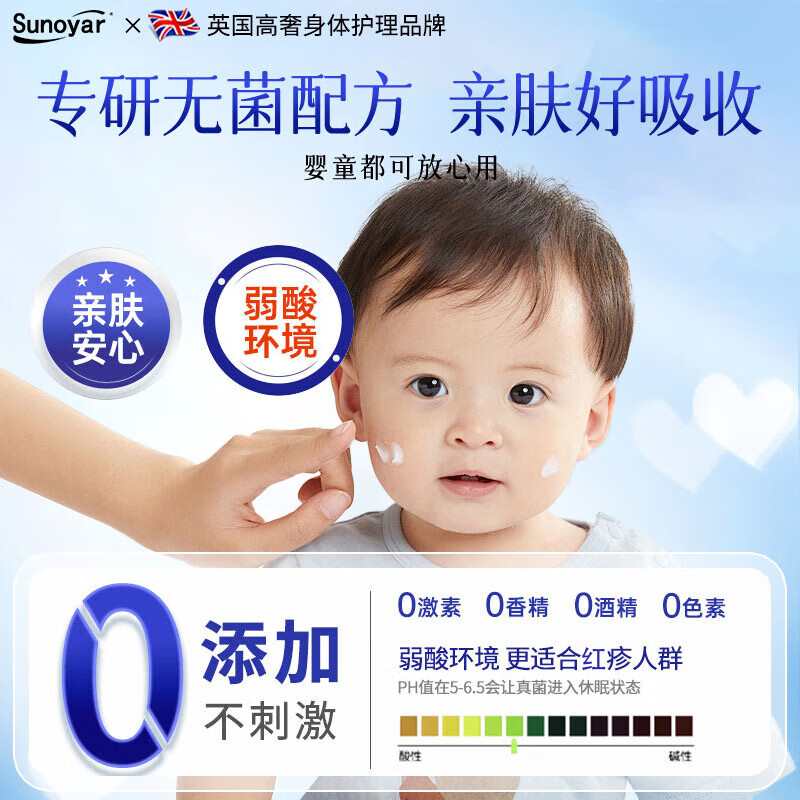 Sunoyar湿疹药膏止痒皮肤瘙痒红斑痤疮真菌感染汗状肛门瘙痒阴囊潮湿 10支装【买5送5超划算】重度痤疮红斑适用