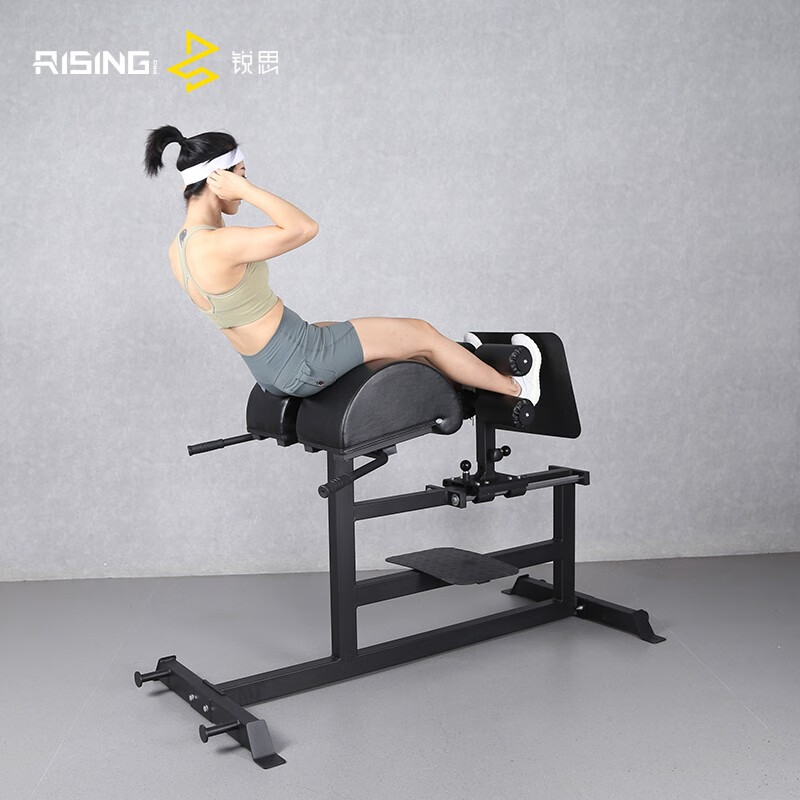 rising锐思 重型腹背训练器 健身房商用罗马椅 山羊挺身健身器械