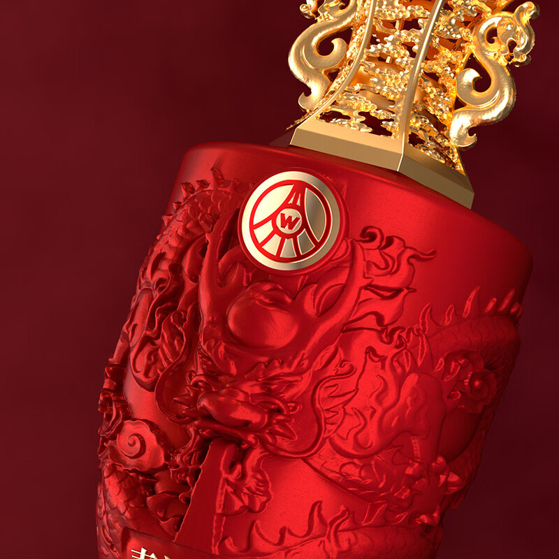 五粮浓香五粮液股份出品 官方授权 浓香型优级白酒 喜福盛世 52度 500mL 2瓶 吉祥如意双支装