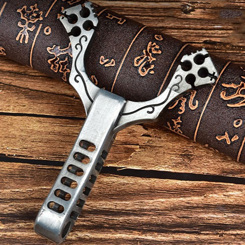 浙睿户外弹弓高精度军师威力大弹工玩具四卡八股重型专业专用大弓门弓