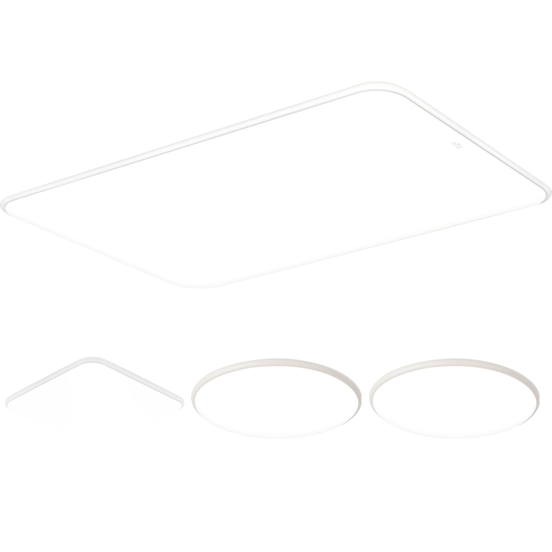 雷士（NVC）吸頂燈客廳大燈主燈全光譜護(hù)眼臥室吸頂燈具未來(lái)光白雪PRO包安裝