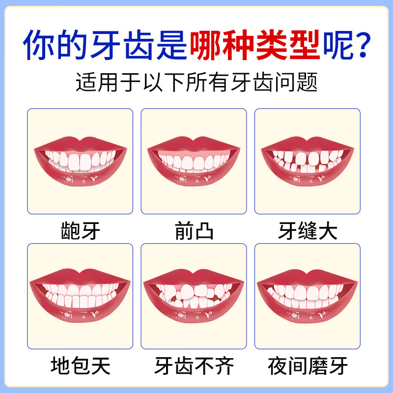 仁和【医用级】牙齿矫正器成人青少年隐形牙套正畸定位器牙缝大龅牙 【固定】第一阶段 【成人青少年儿童均适用】