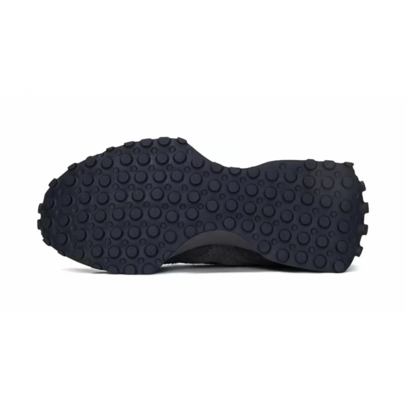 新百伦男女款 327系列复古休闲运动跑步鞋 黑色｜灰色 45