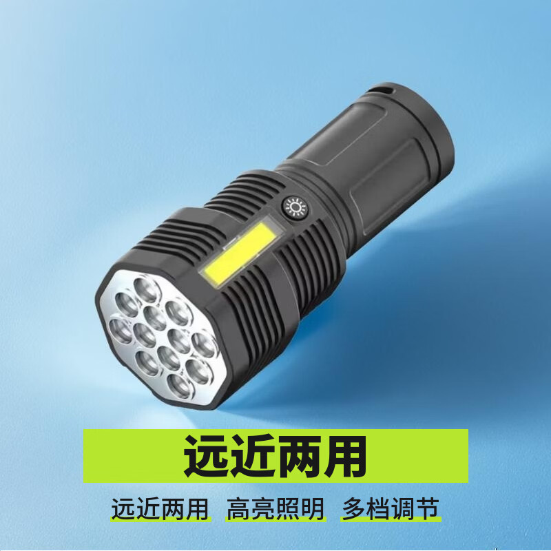 牧迪森头灯强光超亮充电感应超长续航锂电小夜钓鱼专用头戴式登山灯户外 多眼手电筒