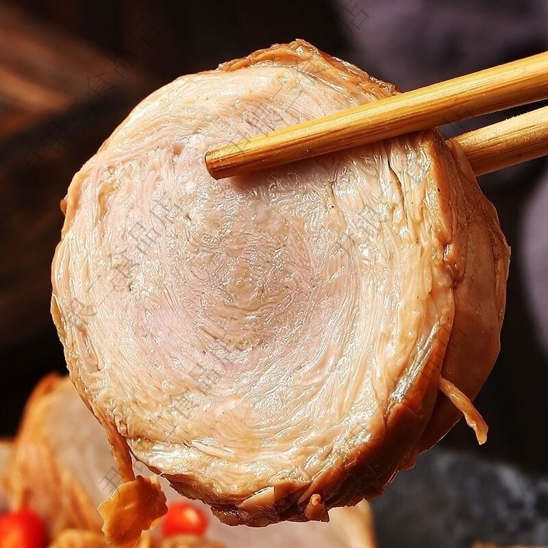 李丰公社熟食猪苦肠苦肠卷小肠卷猪捆肠全熟网红青岛猪苦肠猪小肠开袋即食 酱香小肠卷221克*2袋送辣椒油