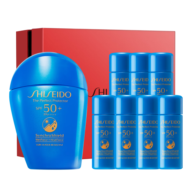 资生堂（SHISEIDO）【高端户外NO.1】新艳阳夏蓝胖子防晒霜50ml 防水防汗生日礼物女