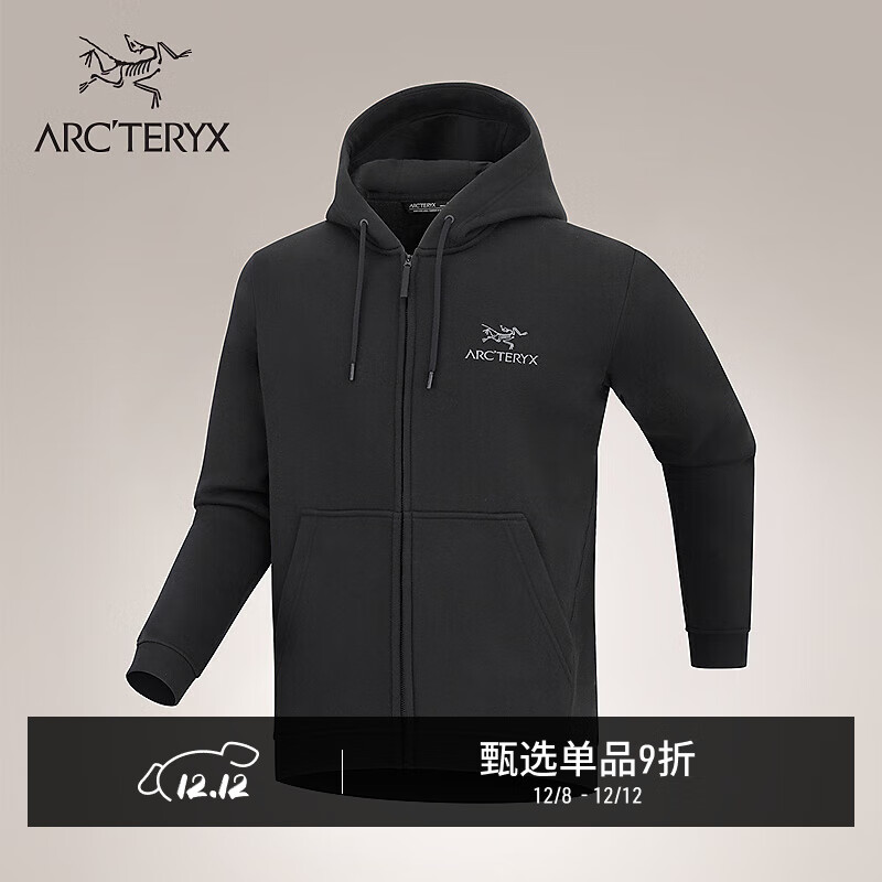 ARC'TERYXʼ EMBLEM FLEECE FULL-ZIP HOODY  ץ Black/ɫ XL 1440Ԫ