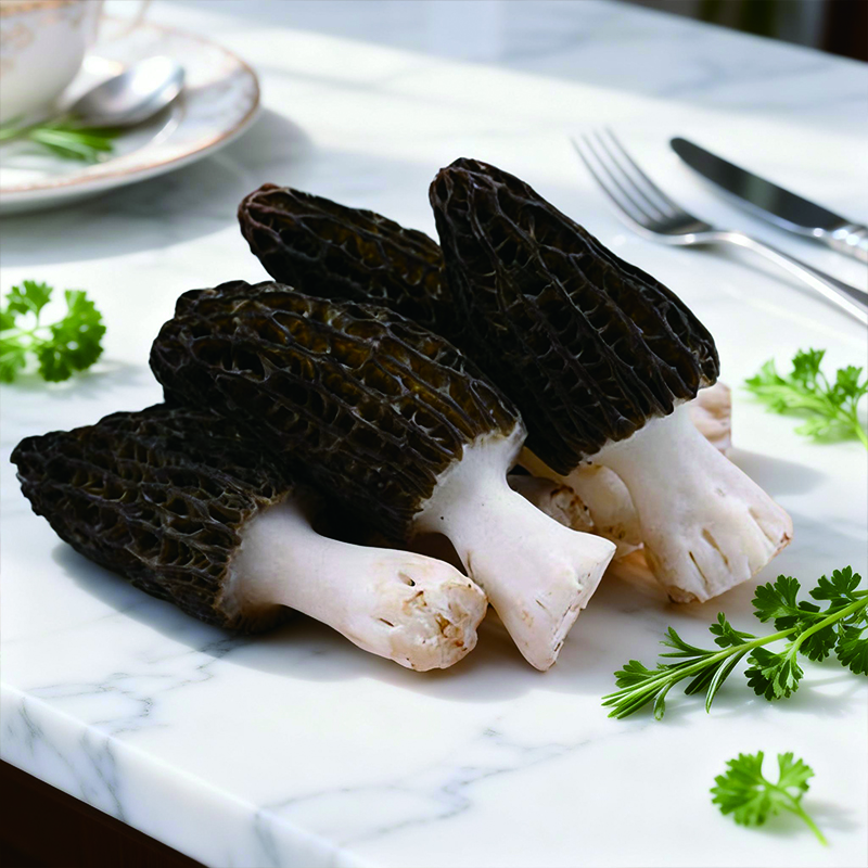 滇味十足（DIANWEISHIZU）云南新鲜羊肚菌 自然山珍鲜菌菇年货礼盒火锅食材顺丰空运 净重1斤【顺丰空运】