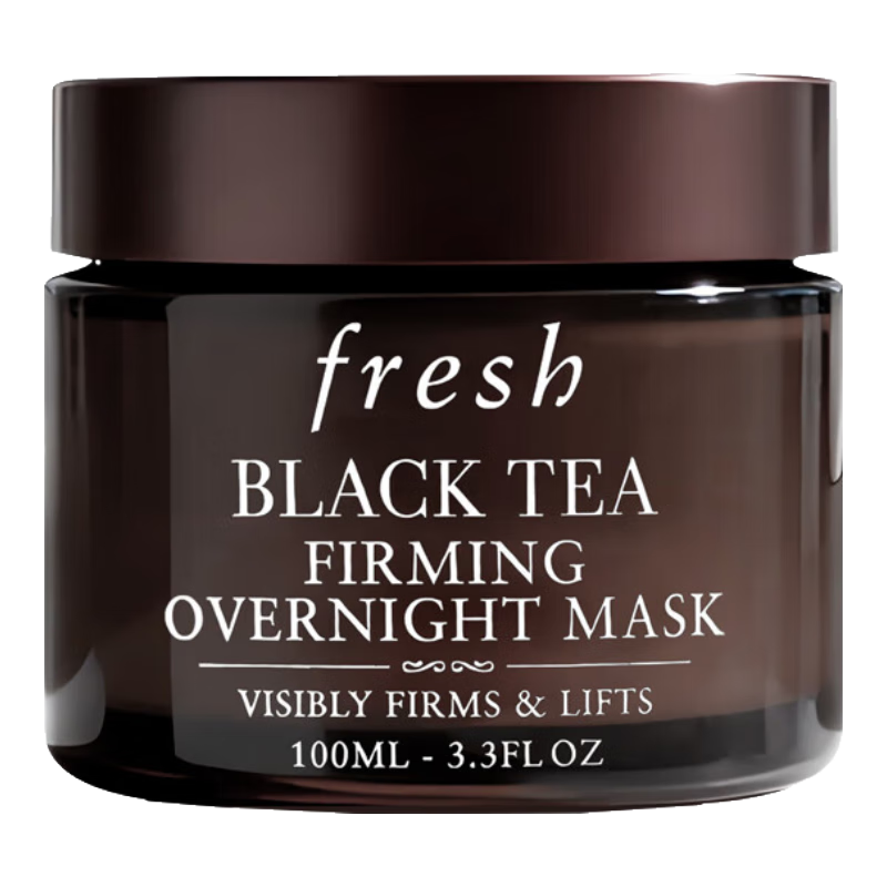 馥蕾詩(Fresh)紅茶睡眠面膜 提拉緊致修護(hù)補(bǔ)水保濕涂抹式面膜生日禮物 紅茶黑罐面膜 100ml