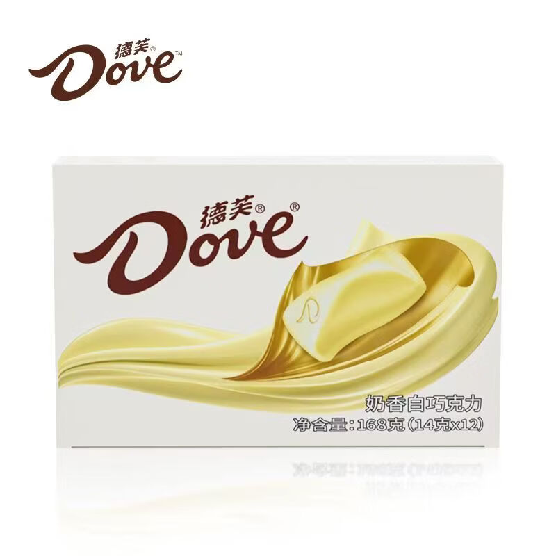 ��ܽ��Dove��˿��ţ���ɿ�����ͯ������ʳ�ǹ�����ϲ�ǰ칫�ҳ伢ʳƷ�������� ��168g��װ��14g*12�� 22.9Ԫ