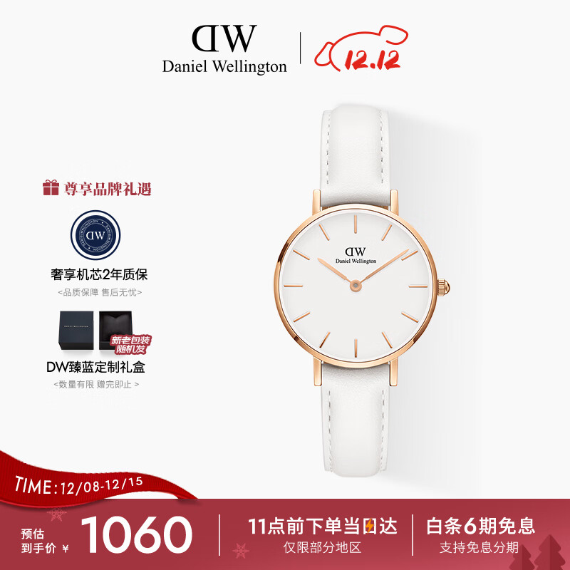 丹尼尔惠灵顿（DanielWellington）DW女士手表欧美时尚腕表手表女28mm七夕礼物送女友DW00100249