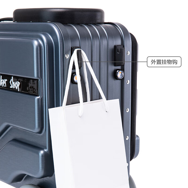 Walker Shop【2026年新款】电动行李箱可骑行可登机智能代步出差旅行拉杆箱 高级灰 20英寸 登机箱(直接带上飞机座舱)