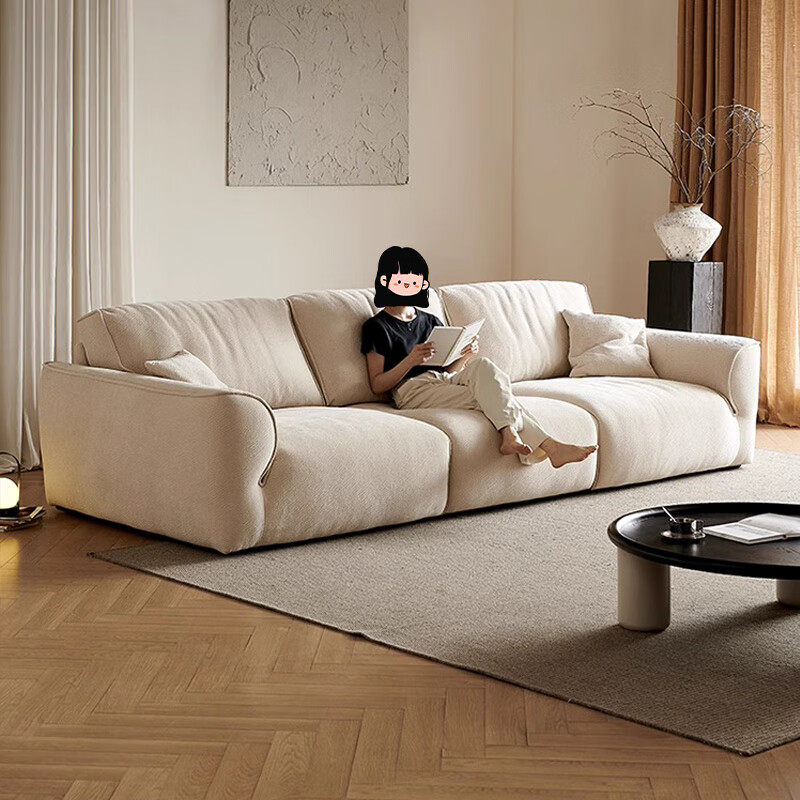 恋尚舒格兰德沙发佛山龙江厂家意式极简兰德里花瓣雪尼尔绒客厅直排沙发 3.8米左单+单+单+右单【新升级太空坐感/更释压 抗菌六防猫抓布（羽绒+硅胶棉+紫罗兰海绵）