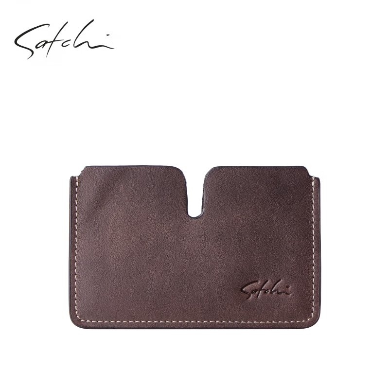 沙馳(SATCHI)/沙馳2026新款卡包男士卡夾迷你簡約證件包 深啡色