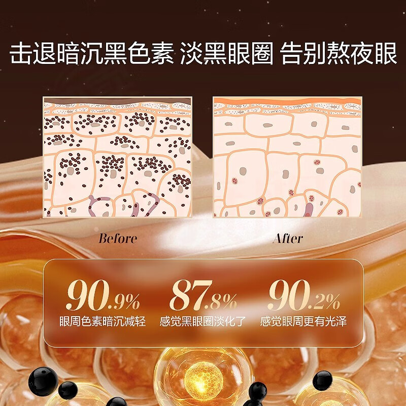 熏姿颜谷雨眼霜淡化细纹提拉紧致黑眼圈多肽精华抗皱去眼角纹官方正品 1瓶 体验装 官方直售