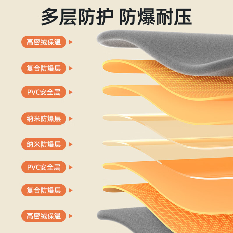 久量（DP）热水袋暖水袋充电大号加长暖宝宝亲肤暖肚子暖手脚暖被窝安全防爆 短款灰【一体式+亲肤绒+自动断电】 【充电简单保暖持久】