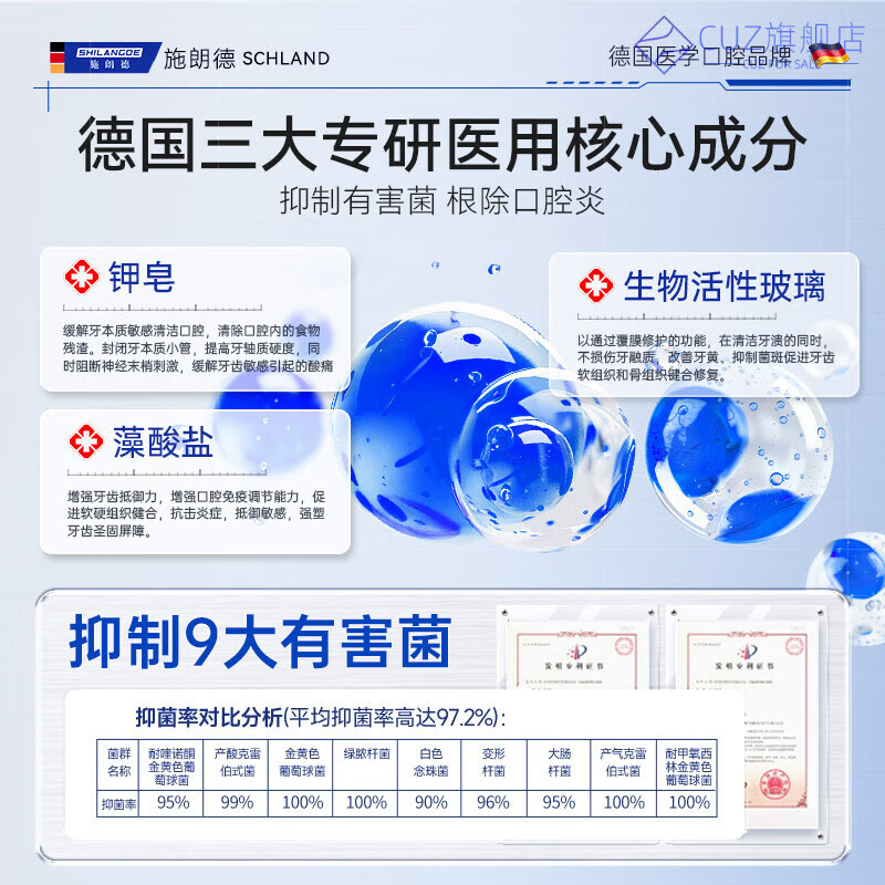 雅美 宁牙膏医用牙龈i萎缩修复再生重度牙口周炎专用膏治特脱敏 5支【买三送二  加强巩固】 官方授权