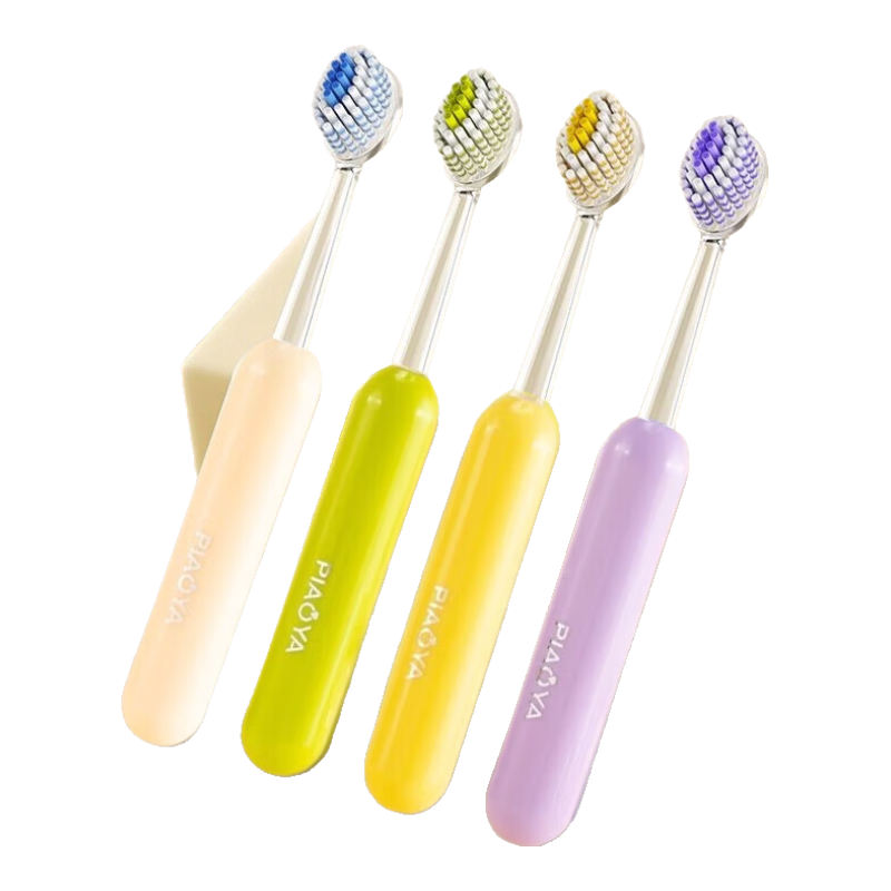 【全网爆款】山型凸面大头软毛牙刷成人儿童保护牙龈清洁专用宽头 软毛 2支 到手2支装