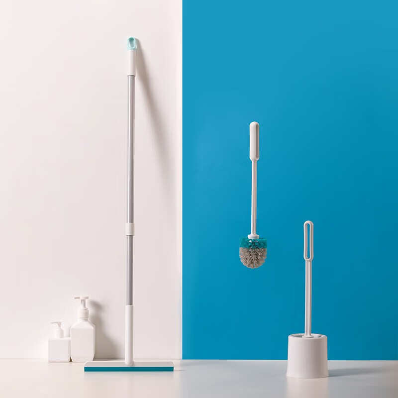 茶花【现货直发】卫生间马桶刷套装厕所刷软毛坐便刷马桶刷子洁厕刷带 洁境马桶刷(无底座)