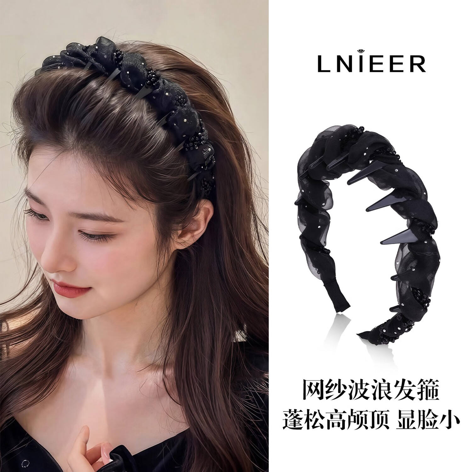 ���ڲ�����Lnieer��ɫ��­����������Ů���������ͷ��2025�¿�߼���ʱ���������� ��ɫ��ɴ���˷�������­����֤�� 20.43Ԫ