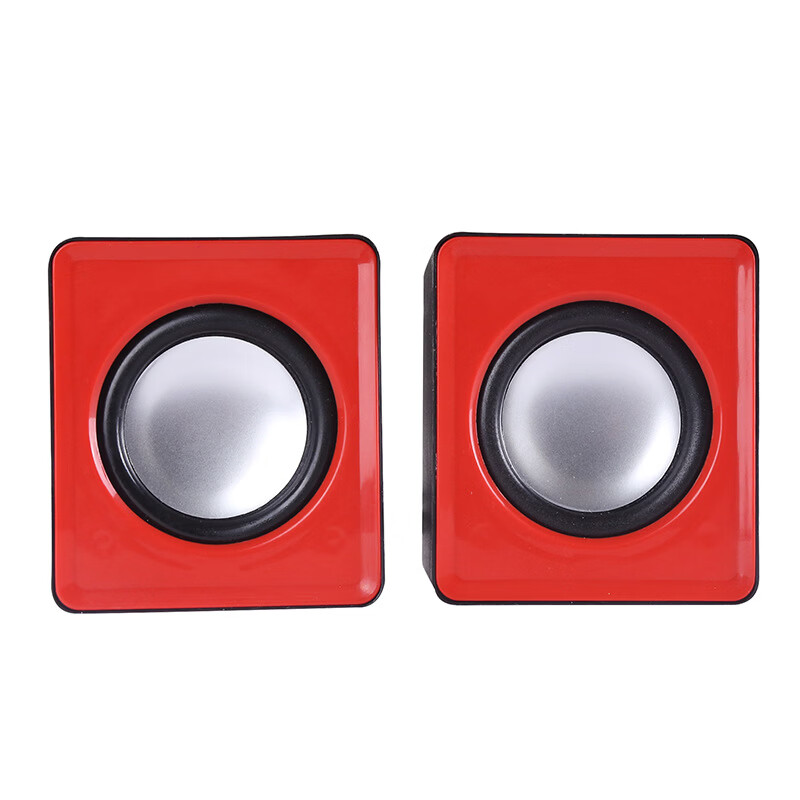 【直发】厂家小音箱办公室台式机笔记本电脑家用迷你有线小音响. 白色