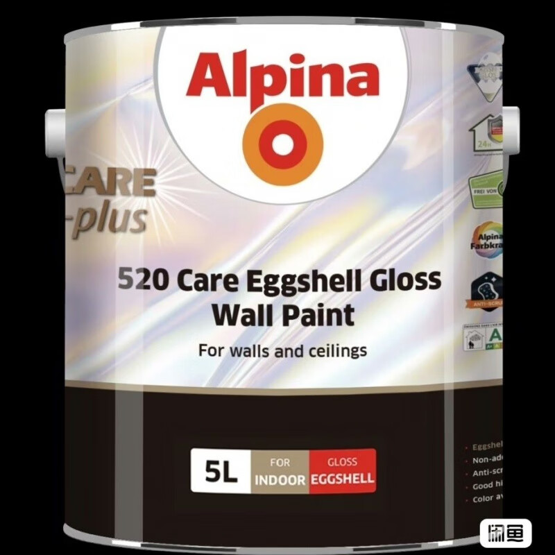 阿爾貝娜小羊皮乳膠漆藝術(shù)肌理漆，防潮防霉耐擦洗 520愛+蛋殼光5升