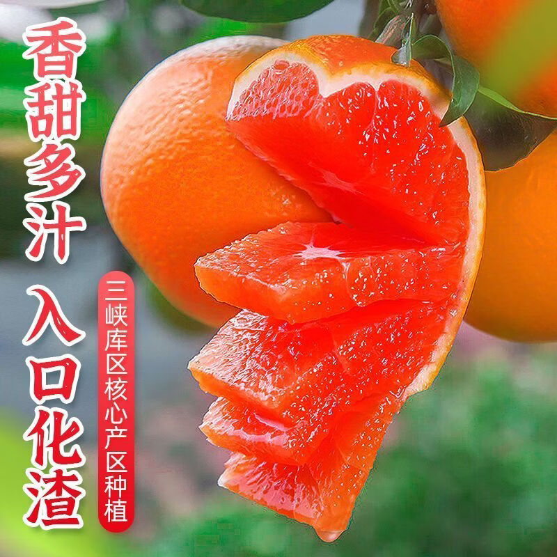 遇见悯农中华红橙血橙新鲜橙子秭归柑橘甜桔子手剥橙时令生鲜【多仓发货】 【净重8.5】臻选中果150g起【鲜甜多汁超高回购】