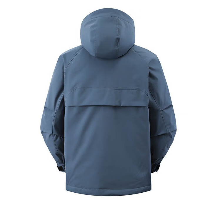 凡客诚品（VANCL）凡客官方店新款男士短款连帽羽绒服冬季休闲 雾霾蓝 XL