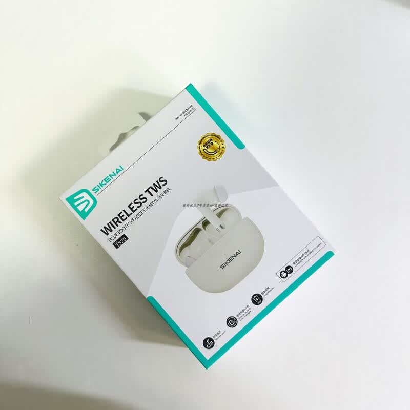 思科耐t520蓝牙耳机入耳式无线耳机高清通话音乐耳机持续听歌6x时 白色 官方标配