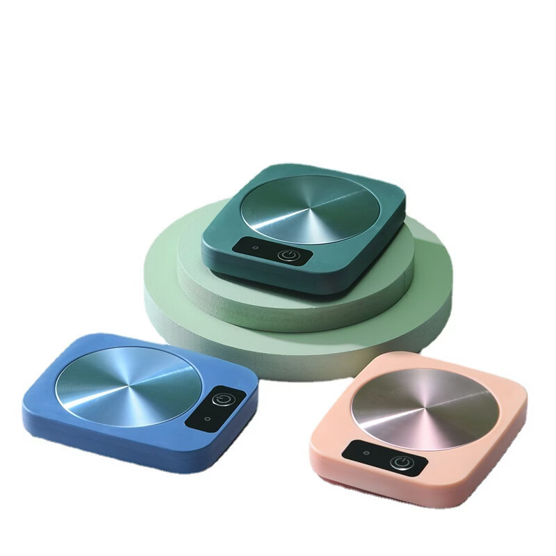 【好物优选】智能恒温杯器暖杯垫保温碟陶瓷商务创意礼恒温保温55 暗夜绿（国内220v)