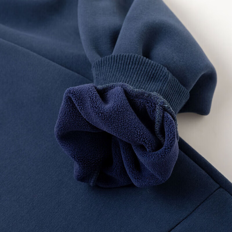 嘟嘟家男童裤子加绒秋冬儿童长裤冬装宝宝童装加厚运动裤女童休闲裤洋气 炭灰色 110